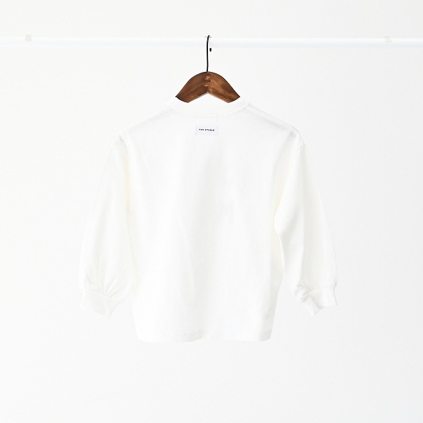 【25FW】BONJOURMATE L/S Tシャツ / チャコールグレー