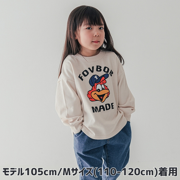 【25FW】F/B BIRD トレーナー / アイボリー