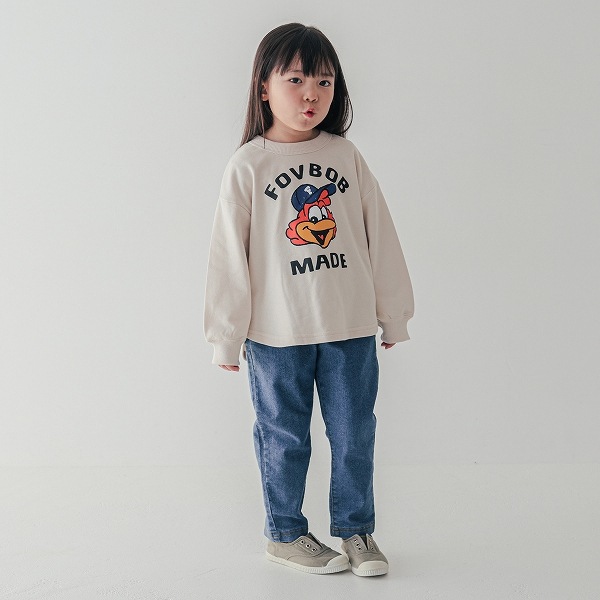 【25FW】F/B BIRD トレーナー / アイボリー