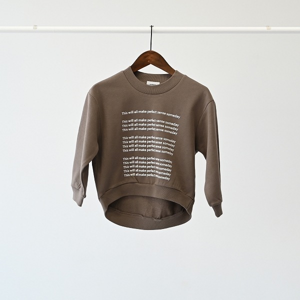 【25FW】LOGO プルオーバー / アッシュグレー