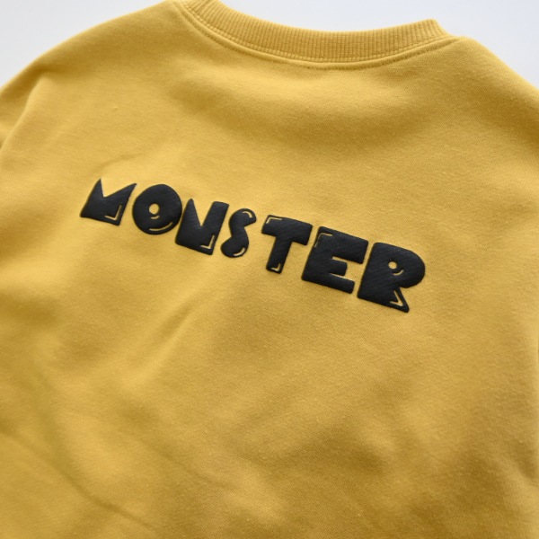 【25FW】モンスターなりきり トレーナー / マスタード