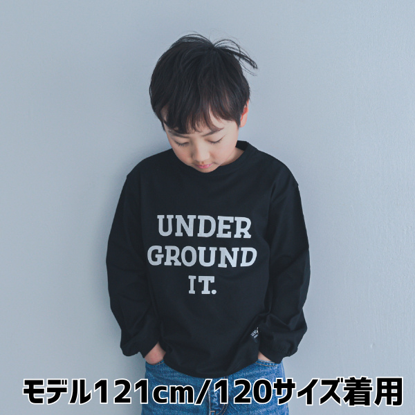 【25FW】UNDER ロングTシャツ / ブラック