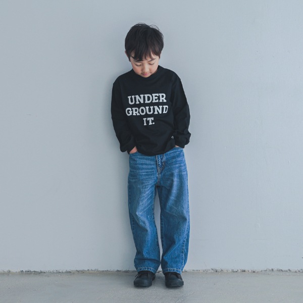 【25FW】UNDER ロングTシャツ / ブラック
