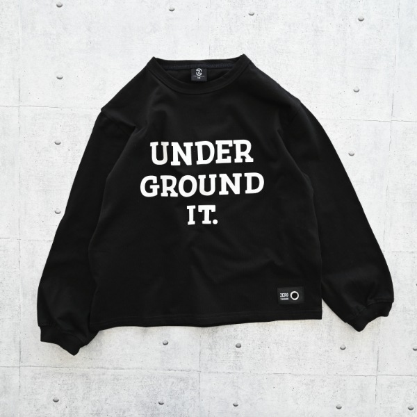 【25FW】UNDER ロングTシャツ / ブラック
