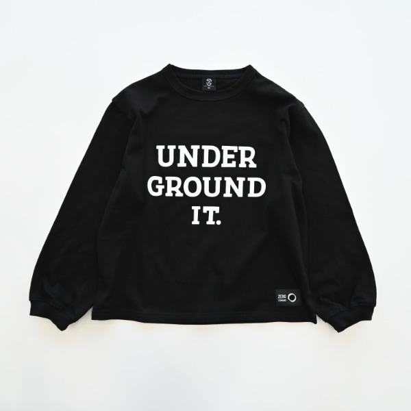 【25FW】UNDER ロングTシャツ / ブラック