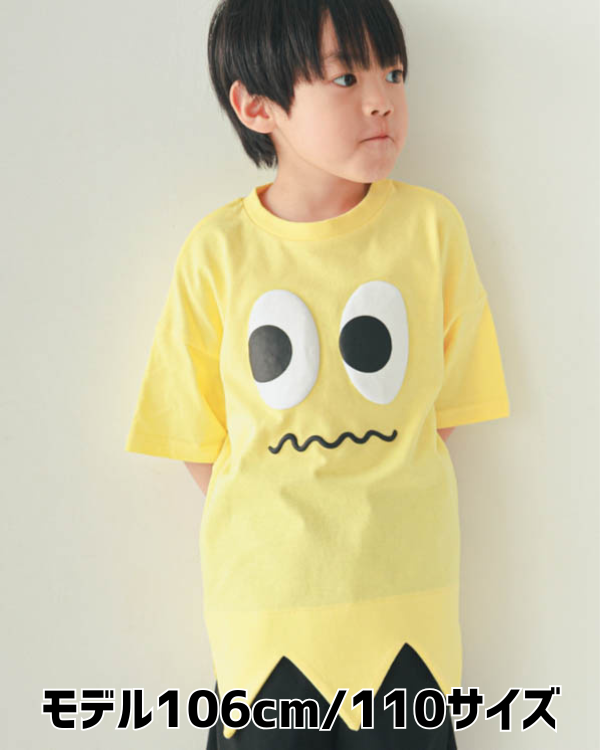 【ニコフラート】モンスター型Ｔシャツ / イエロー