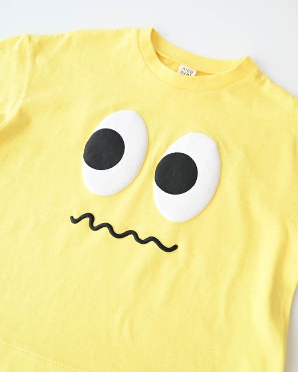 【26PS】モンスター型Ｔシャツ / イエロー