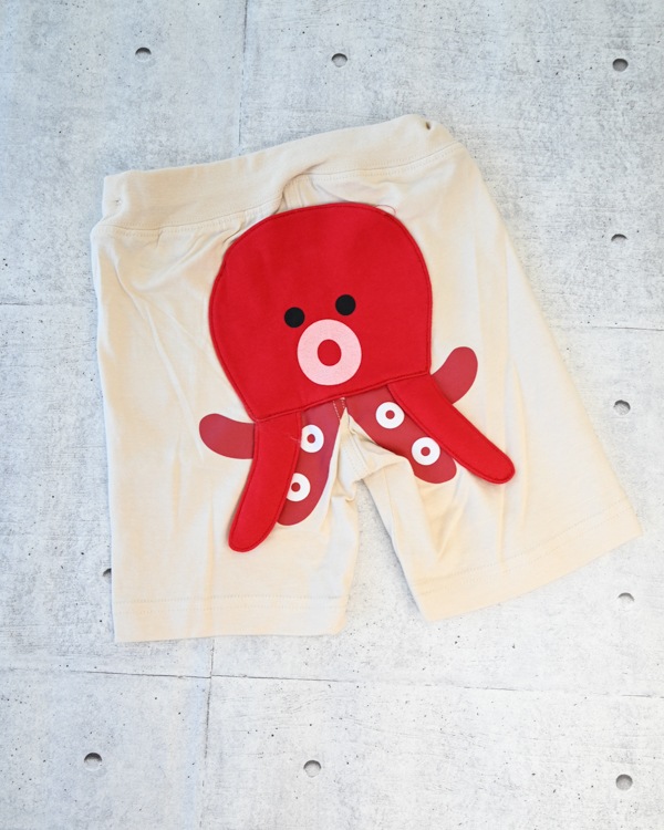 【チークルーム】たこ ハーフパンツ / アイボリー