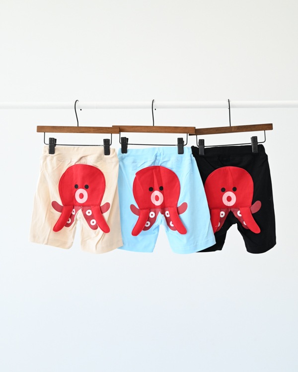 【チークルーム】たこ ハーフパンツ / アイボリー