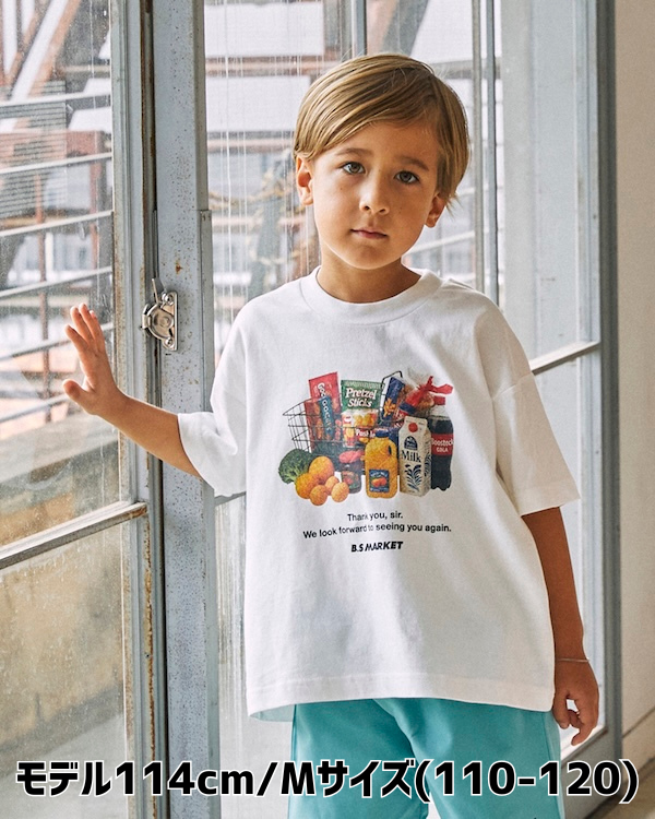 【ブーストック】B/S MARKET Tシャツ / ホワイト