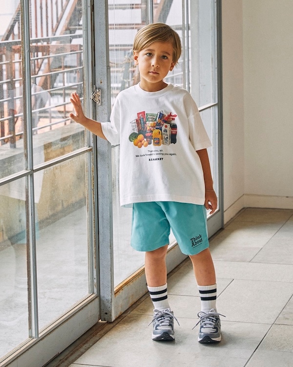【ブーストック】B/S MARKET Tシャツ / ホワイト
