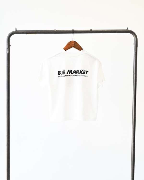 【ブーストック】B/S MARKET Tシャツ / ホワイト