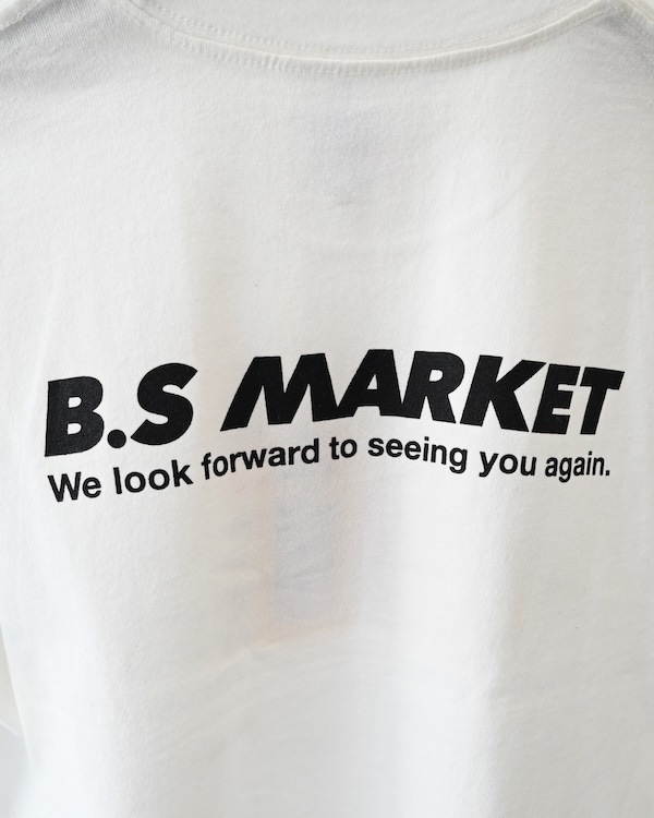 【ブーストック】B/S MARKET Tシャツ / ホワイト