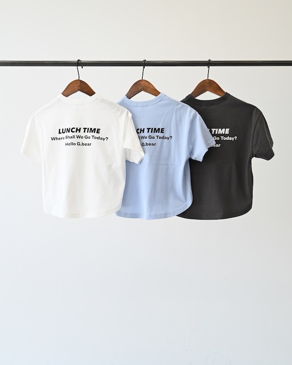 【ジェネレーター】LUNCH TIME Tシャツ / ホワイト