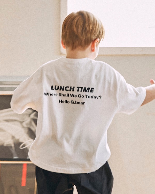 【ジェネレーター】LUNCH TIME Tシャツ / ホワイト