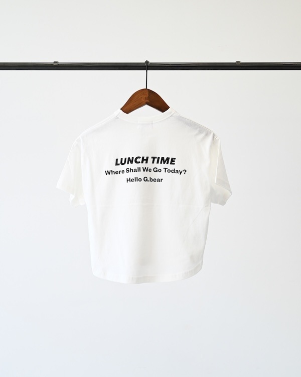 【ジェネレーター】LUNCH TIME Tシャツ / ホワイト