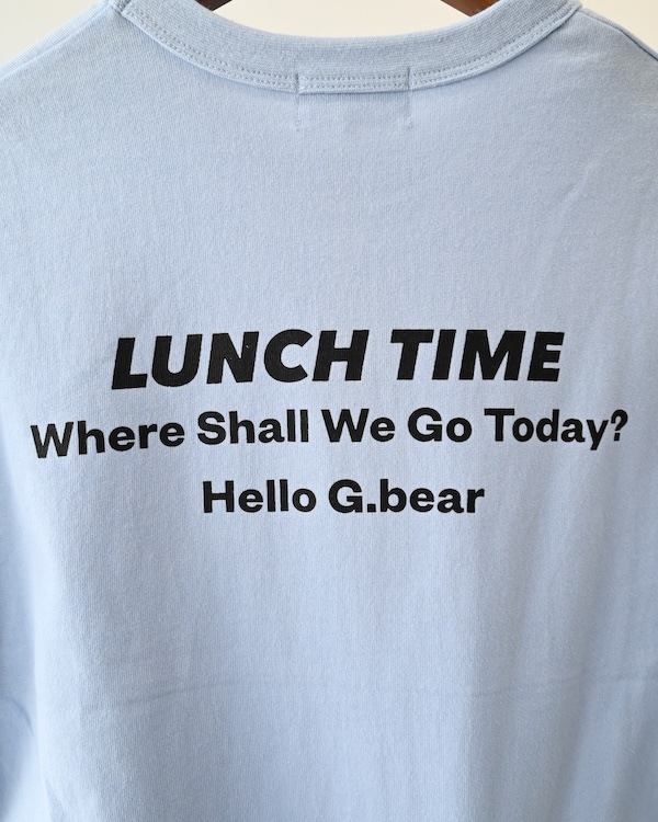 【ジェネレーター】LUNCH TIME Tシャツ / ホワイト