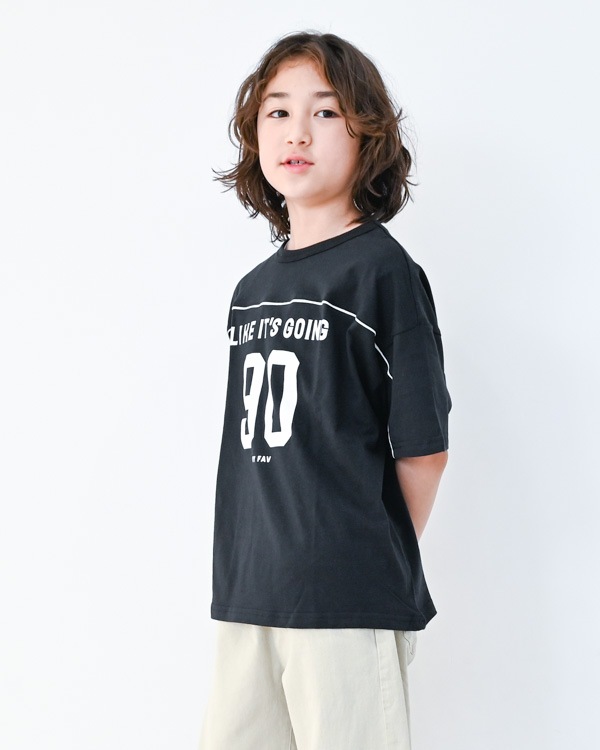 【ジーンズベー】NUMBERING Tシャツ / ブラック