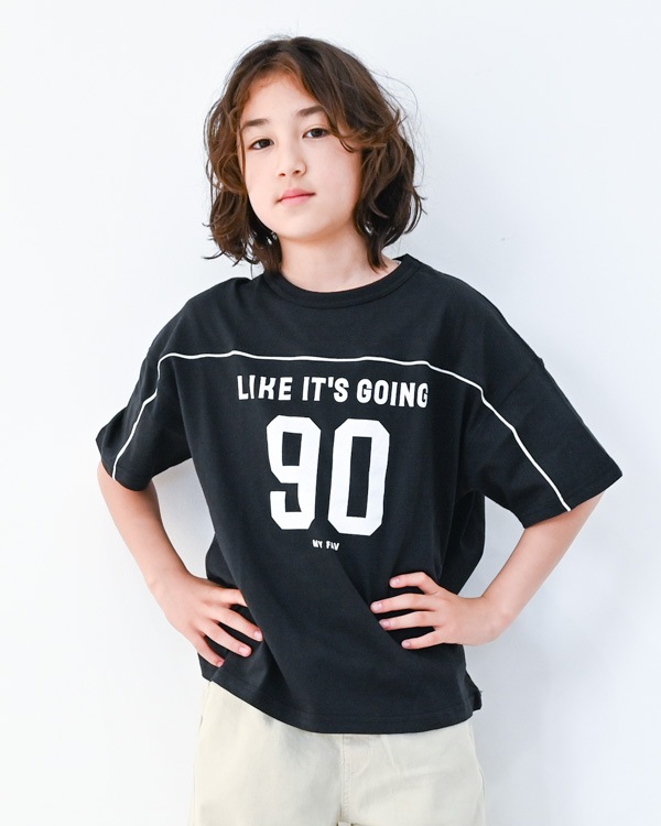 【ジーンズベー】NUMBERING Tシャツ / ブラック
