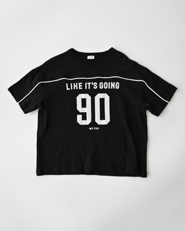 【ジーンズベー】NUMBERING Tシャツ / ブラック