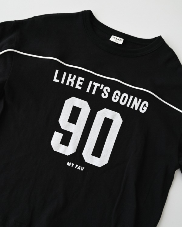 【ジーンズベー】NUMBERING Tシャツ / ブラック