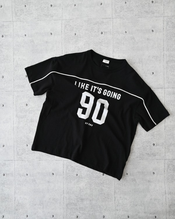 【ジーンズベー】NUMBERING Tシャツ / ブラック