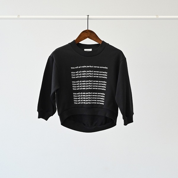 【25FW】LOGO プルオーバー / ブラック