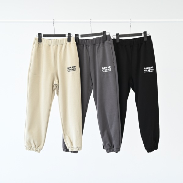 【25FW】スウェット ロングパンツ / チャコールグレー