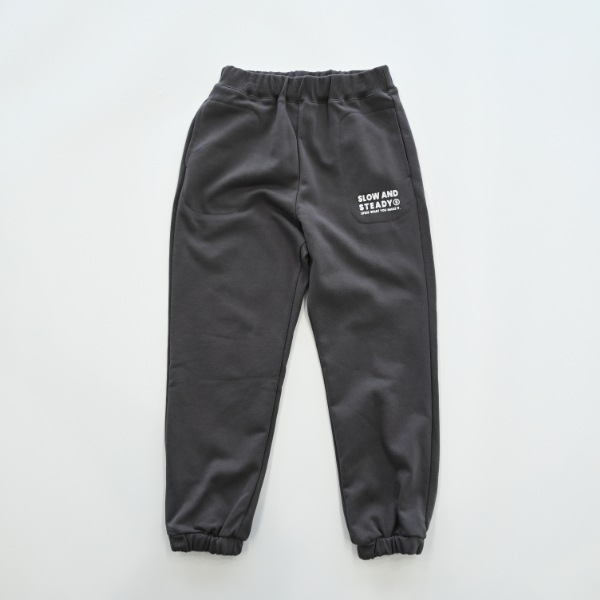 【25FW】スウェット ロングパンツ / チャコールグレー