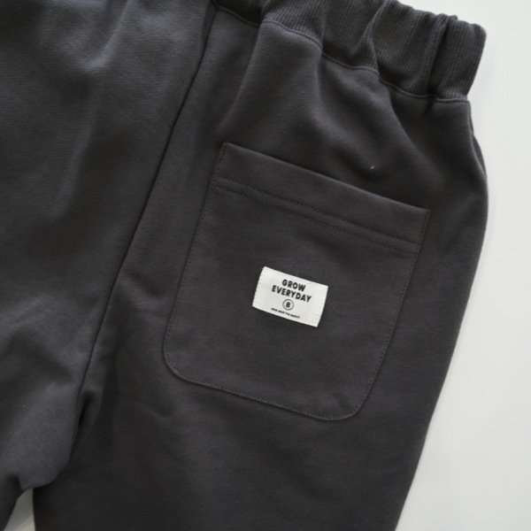 【25FW】スウェット ロングパンツ / チャコールグレー
