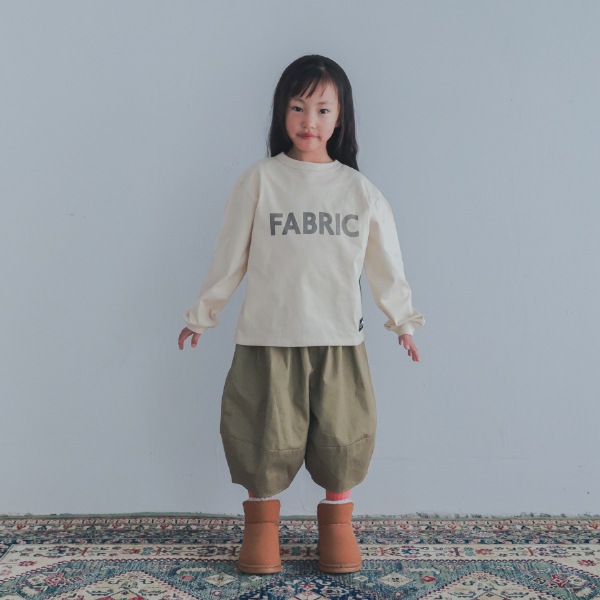 【25FW】FABRIC ロングＴシャツ / サンド