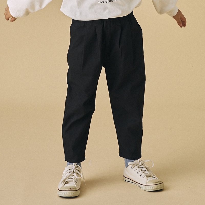 【定番】2タックテーパードパンツ