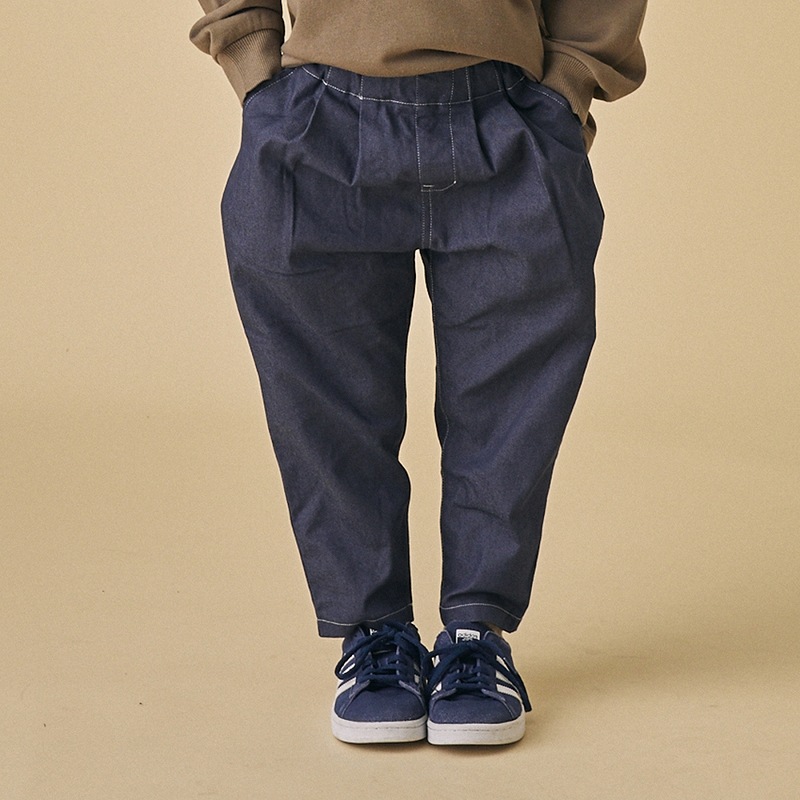 【定番】2タックテーパードパンツ