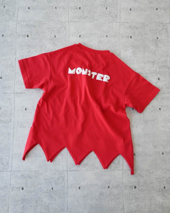 【ニコフラート】モンスター型Ｔシャツ / レッド
