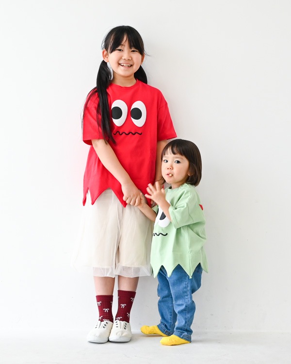 【ニコフラート】モンスター型Ｔシャツ / レッド