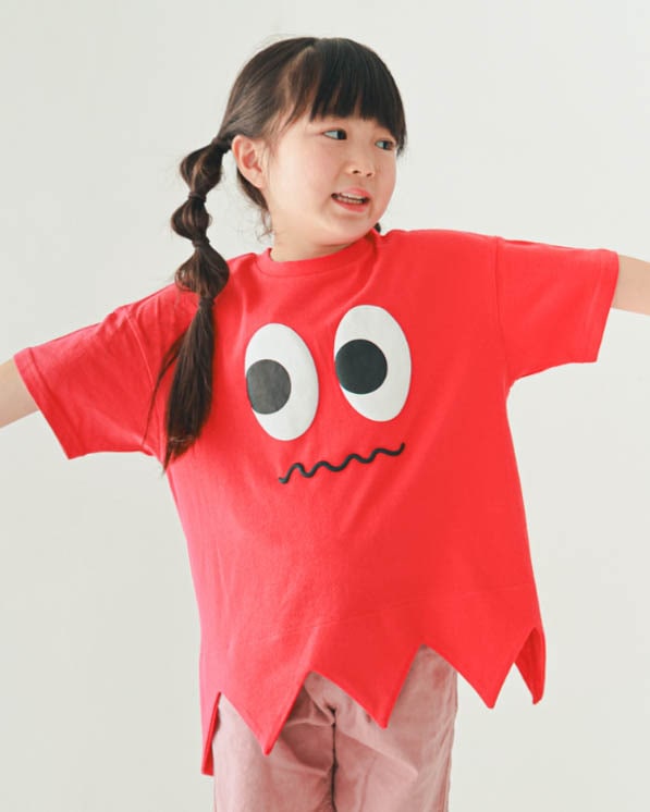 【ニコフラート】モンスター型Ｔシャツ / レッド