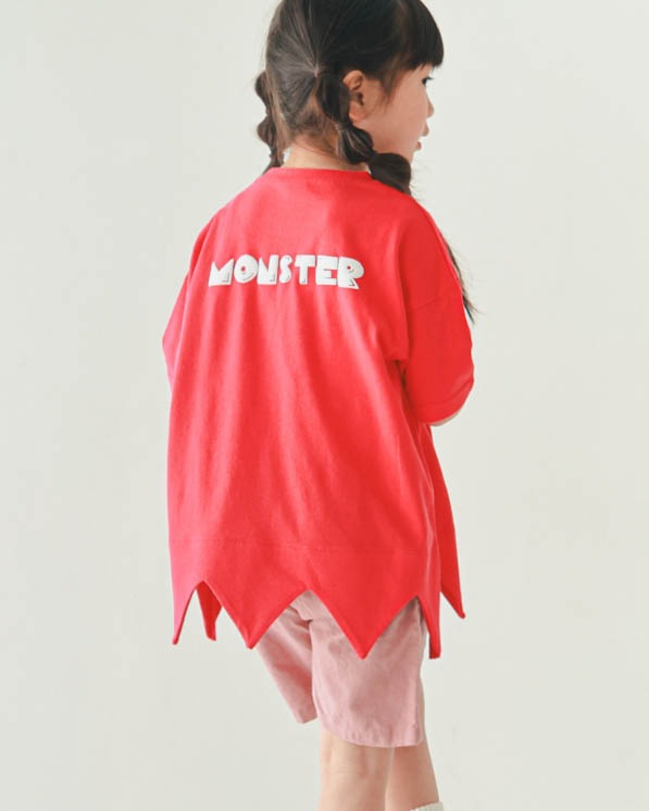 【ニコフラート】モンスター型Ｔシャツ / レッド