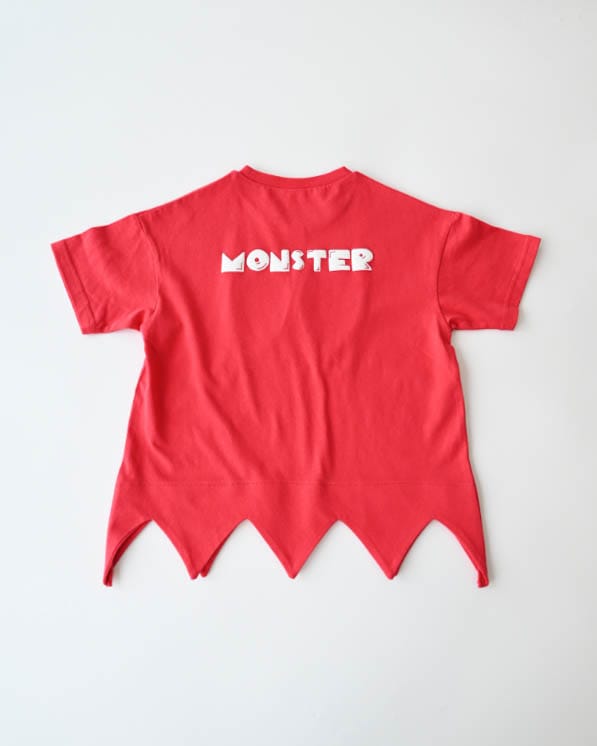 【ニコフラート】モンスター型Ｔシャツ / レッド