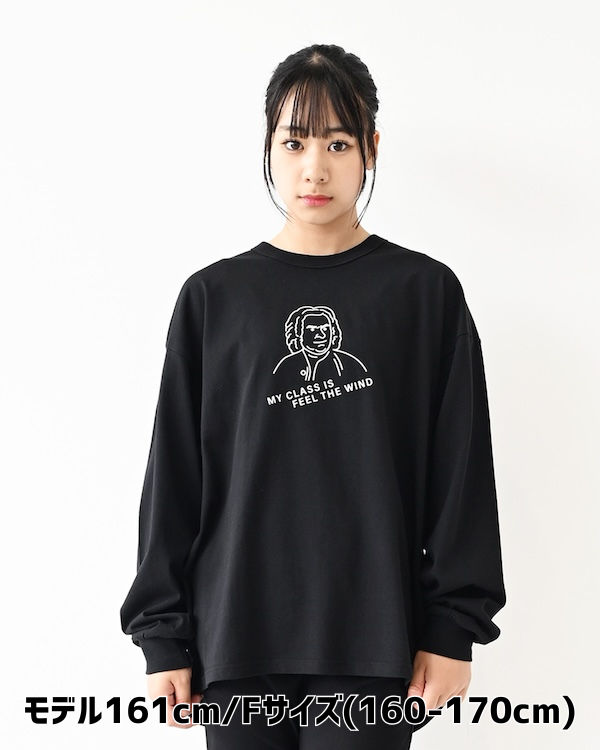【フォブ】MY CLASS L/S Tシャツ / ブラック