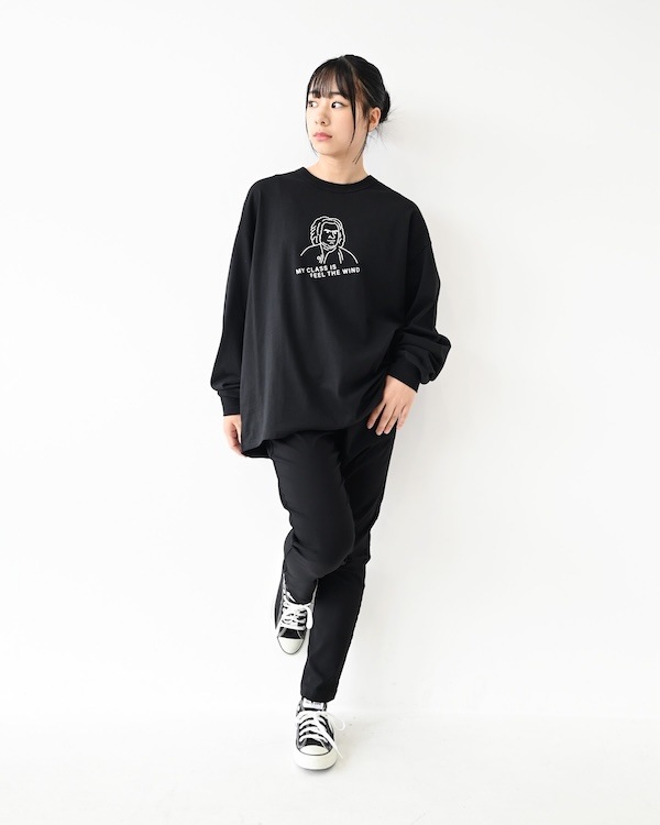 【フォブ】MY CLASS L/S Tシャツ / ブラック