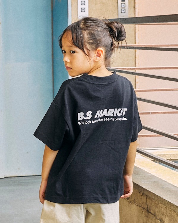 【ブーストック】B/S MARKET Tシャツ / ブラック
