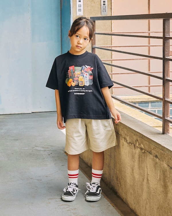 【ブーストック】B/S MARKET Tシャツ / ブラック
