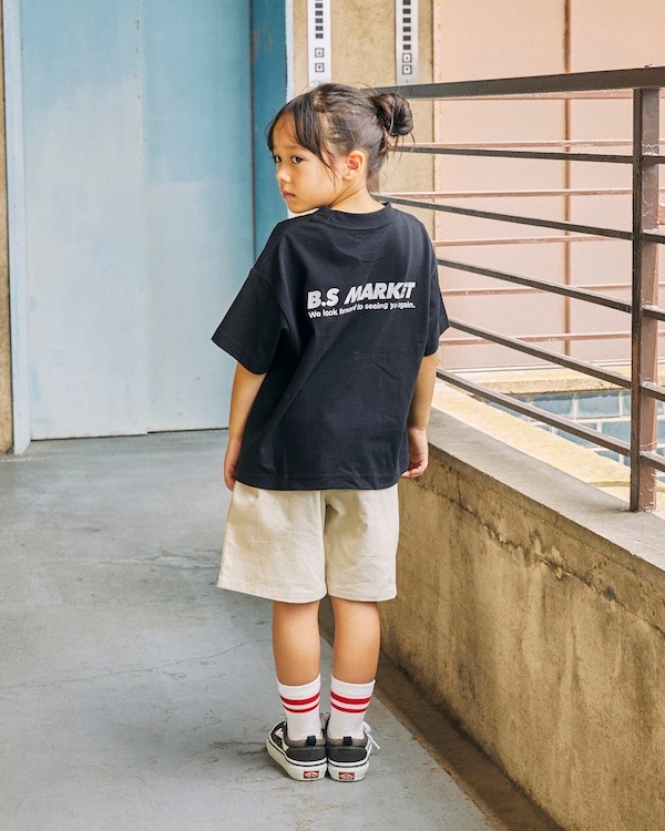 【ブーストック】B/S MARKET Tシャツ / ブラック