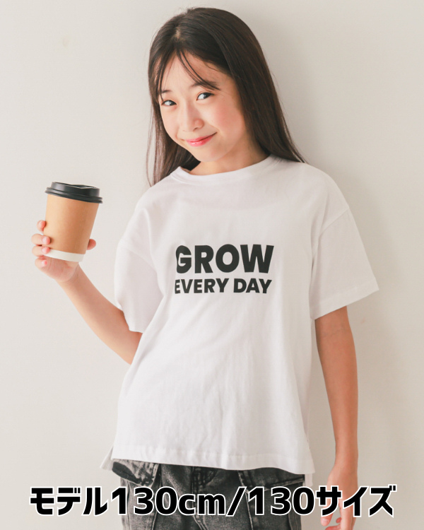 【ジーンズベー】GROW EVERY DAY Tシャツ / オフホワイト