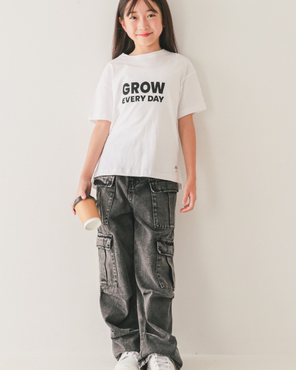 【ジーンズベー】GROW EVERY DAY Tシャツ / オフホワイト