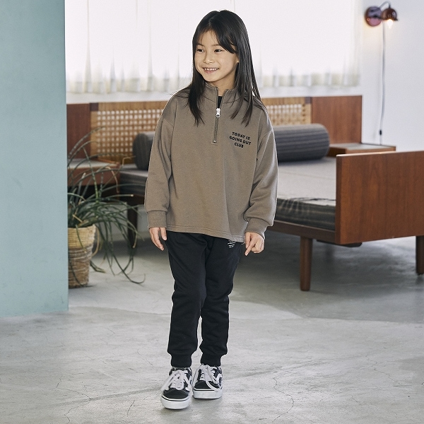 25FW】ハーフジップトレーナー / アッシュグレー | セール品（ブランド