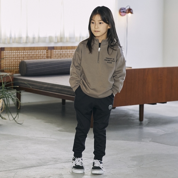 【25FW】ハーフジップトレーナー / アッシュグレー