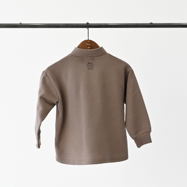 【25FW】ハーフジップトレーナー / アッシュグレー