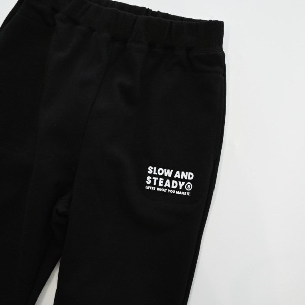 【25FW】スウェット ロングパンツ / ブラック
