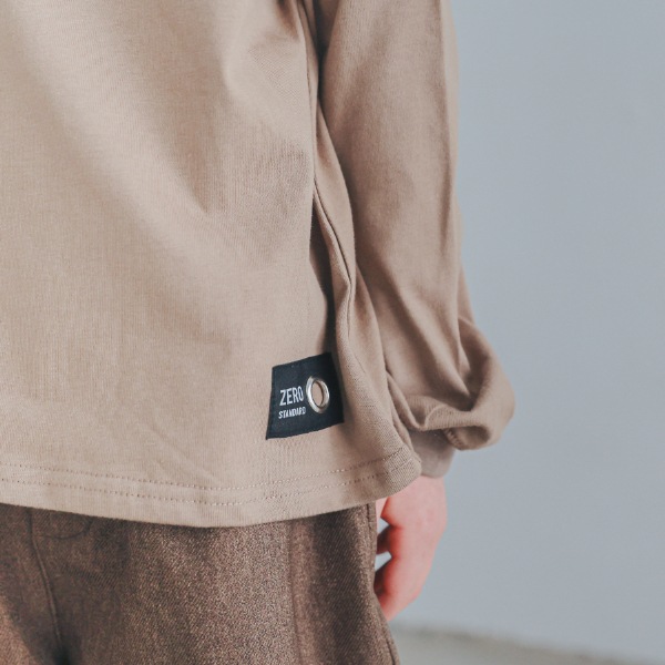 【25FW】FABRIC ロングＴシャツ / ベージュ